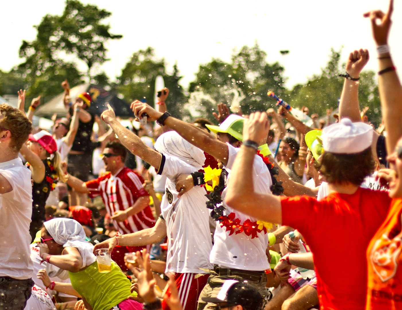 Fußballgucken mit Freunden in Münster